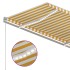 Toldo manual retráctil con LED amarillo y blanco 350x250