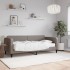 Sofá cama con colchón tela gris taupe 80x200