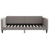 Sofá cama con colchón tela gris taupe 80x200