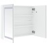 Mueble de baño con espejo LED 80x12,2x68