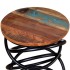 Mesa auxiliar de madera maciza