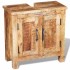 Mueble de baño con espejo de madera maciza de