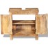 Mueble de baño con espejo de madera maciza de