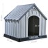 Caseta para perros gris 92x87x91 cm