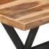 Mesa de comedor de madera acacia acabado miel 120x60x75