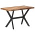 Mesa de comedor de madera acacia acabado miel 120x60x75