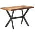 Mesa de comedor de madera acacia acabado miel 120x60x75