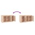 Aparador de madera maciza de pino 111x34x60