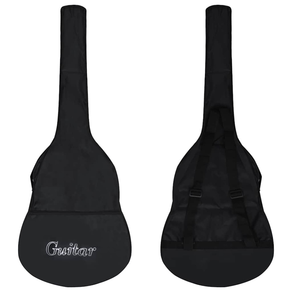 Set de guitarra clásica para principiante 12 pzas negro 4/4