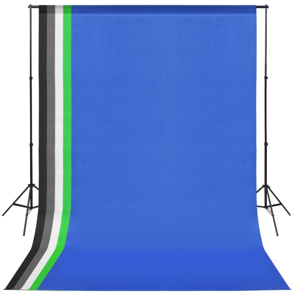 Kit de estudio con 5 telones de fondo de colores y 2