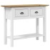 Mesa consola BODO madera maciza de pino marrón 91x35x74