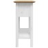 Mesa consola BODO madera maciza de pino marrón 91x35x74