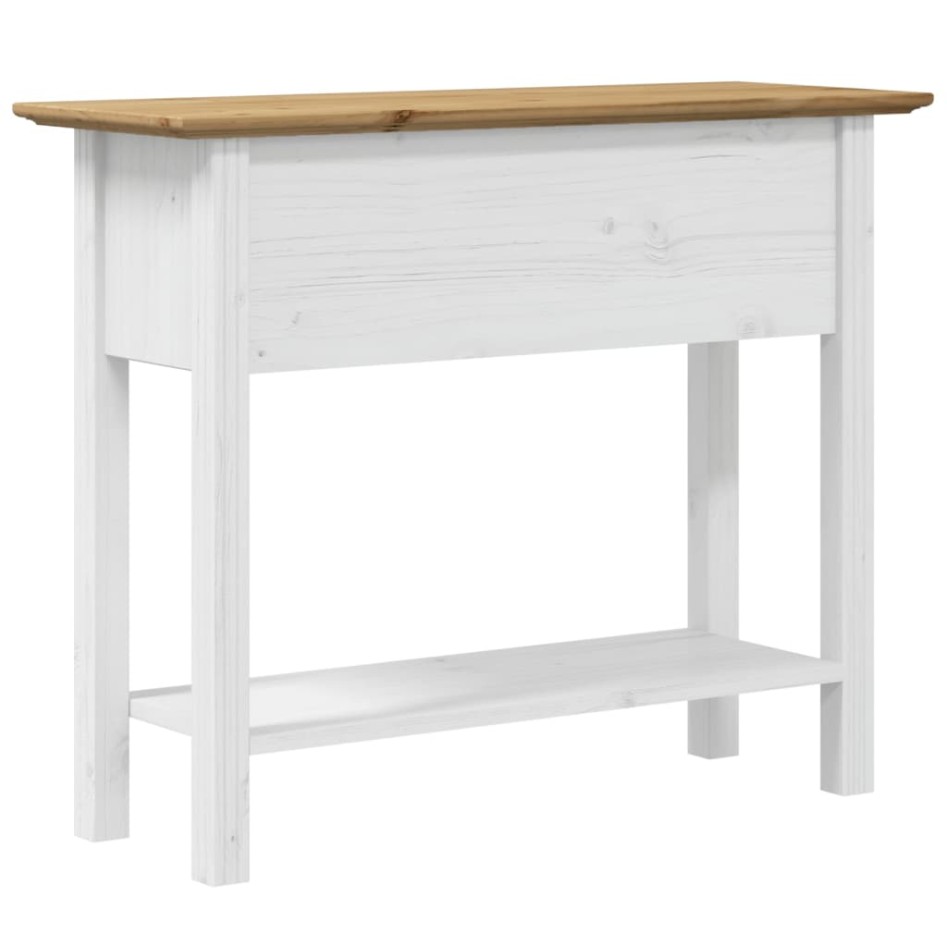 Mesa consola BODO madera maciza de pino marrón 91x35x74