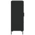 Aparador de madera de ingeniería negro 69,5x34x90