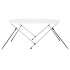 Toldo Bimini de 2 arcos blanco 150x120x110
