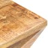 Mesa auxiliar de madera maciza de mango 35x35x55