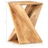 Mesa auxiliar de madera maciza de mango 35x35x55