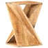 Mesa auxiliar de madera maciza de mango 35x35x55