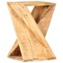 Mesa auxiliar de madera maciza de mango 35x35x55