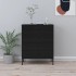 Armario de cajones de acero negro 80x35x101,5