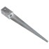Picas de tierra 12 uds acero galvanizado plateado 8x8x76