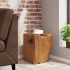 Taburete de madera maciza de