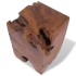Taburete de madera maciza de