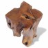 Taburete de madera maciza de