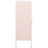 Armario de almacenamiento acero rosa 80x35x101,5