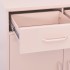 Armario de almacenamiento acero rosa 80x35x101,5