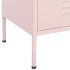 Armario de almacenamiento acero rosa 80x35x101,5
