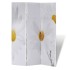 Biombo divisor plegable flores 120x170