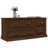 Mueble para TV madera contrachapada roble marrón 100x35,5x45