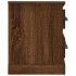 Mueble para TV madera contrachapada roble marrón 100x35,5x45