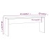 Juego de comedor 3 piezas madera contrachapada gris