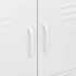 Armario de almacenamiento acero blanco 80x35x101,5