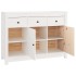 Aparador de madera maciza de pino blanco 100x35x74