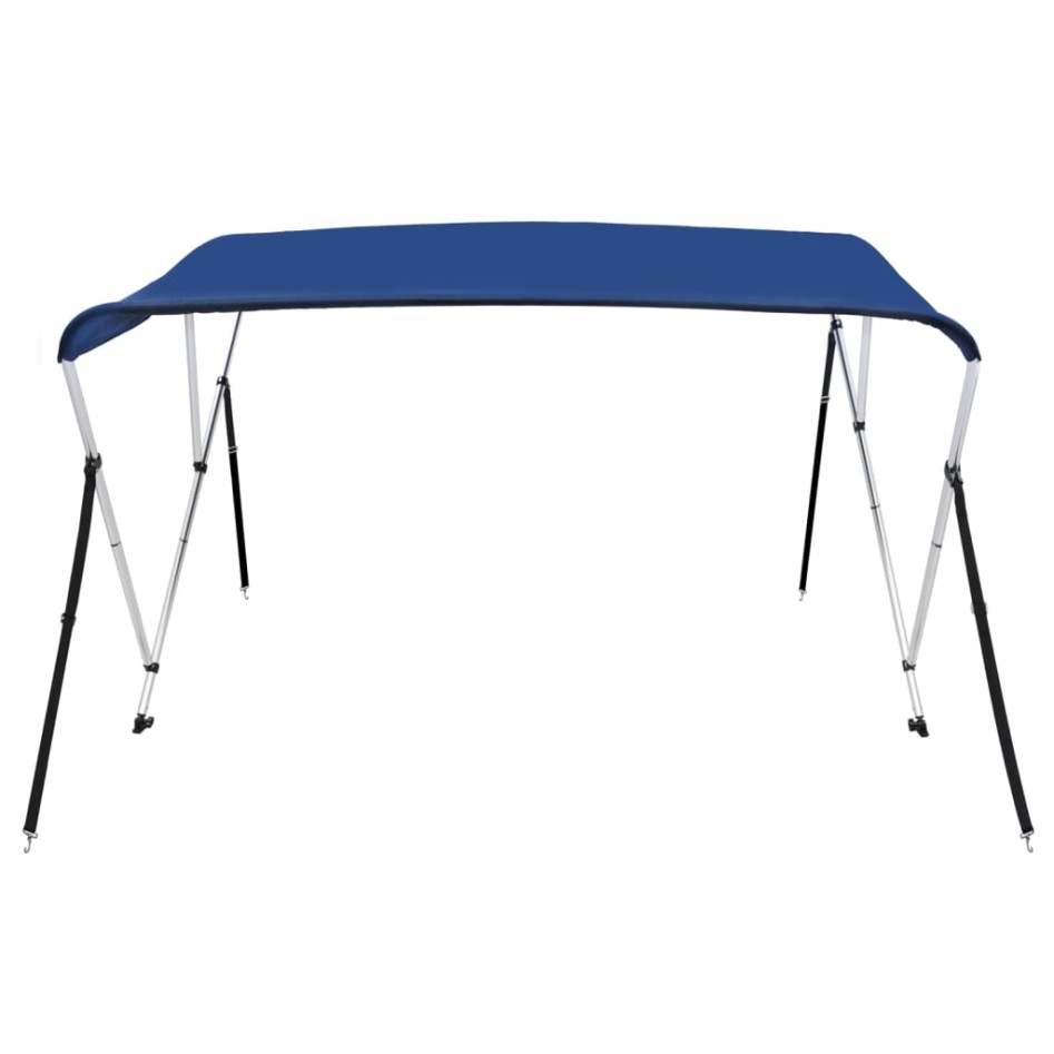 Toldo Bimini de 3 arcos azul 183x160x137