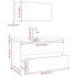 Set de muebles de baño madera contrachapada gris