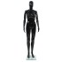 Maniquí de mujer completo base de vidrio negro brillante 175