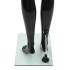 Maniquí de mujer completo base de vidrio negro brillante 175