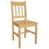 Sillas de comedor 4 unidades madera de