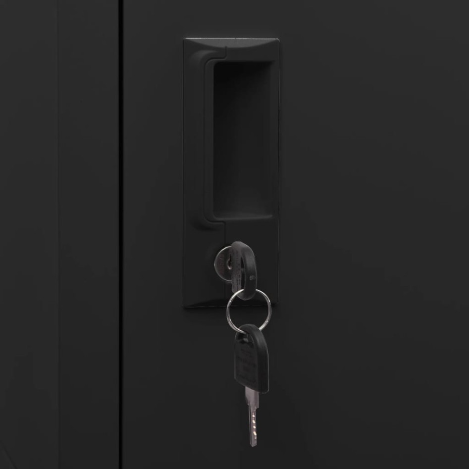 Armario para sillas de montar acero gris antracita 53x53x105