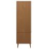 Armario MOLDE madera maciza de pino marrón 90x55x175