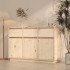 Aparador de madera maciza de pino 110x34x75