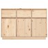 Aparador de madera maciza de pino 110x34x75