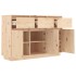 Aparador de madera maciza de pino 110x34x75
