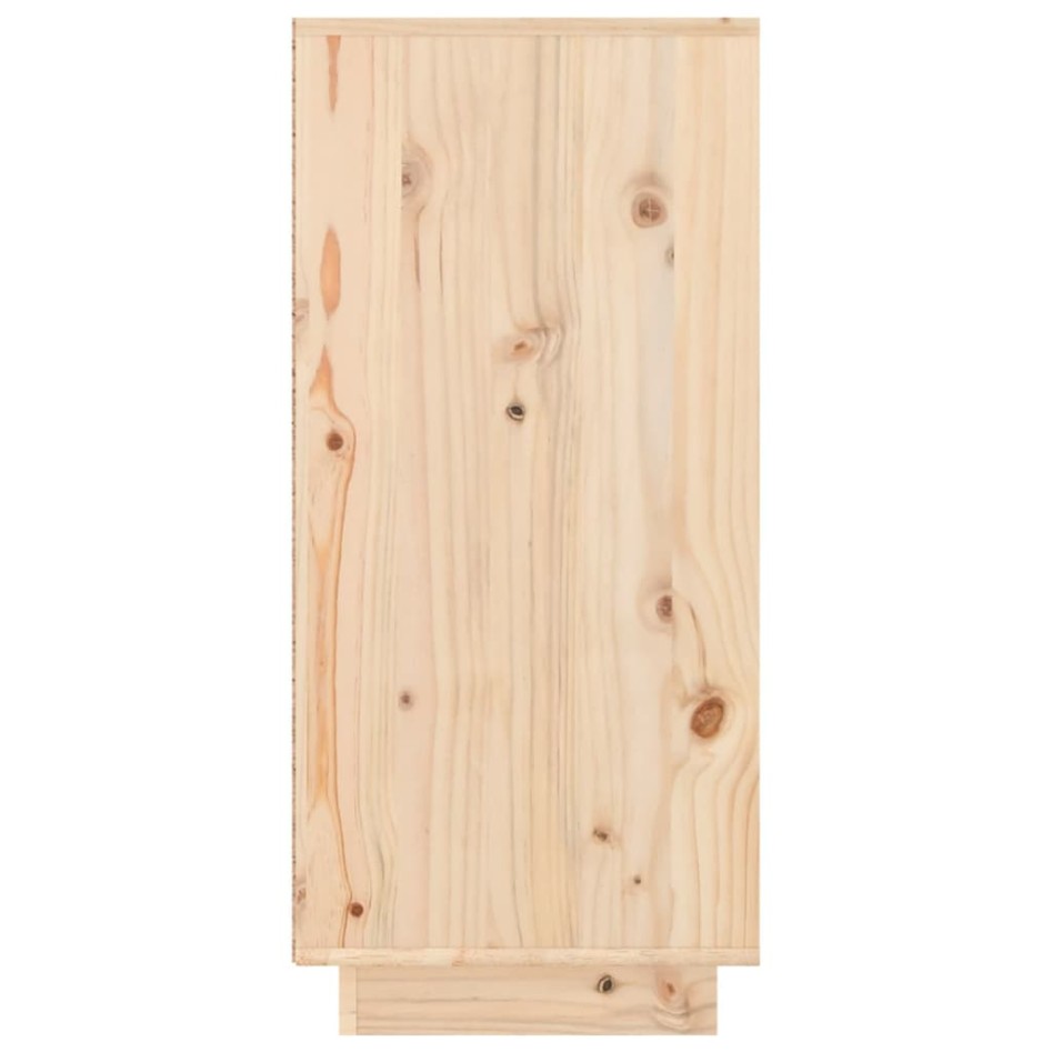 Aparador de madera maciza de pino 110x34x75