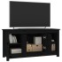Mueble de TV de madera maciza de pino negro 103x36,5x52