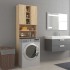 Armario de lavadora color roble Sonoma 64x25,5x190